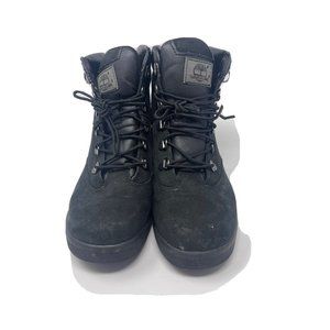 Timberland 6-Inch Field Boot Black Nubuck 44990 Size 7